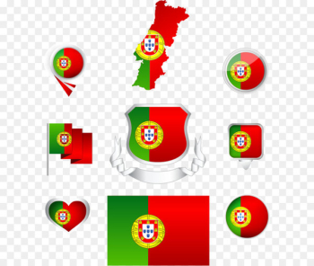 Flag of Portugal - Vector Portugal Flag Flag of Portugal - Vector Portugal Flag