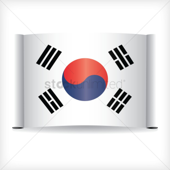 Flag of south korea Flag of south korea