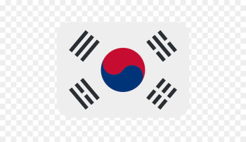 Flag of South Korea Flag of North Korea Emoji - korean 