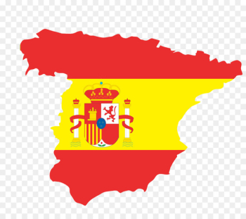 Flag of Spain Flag of Europe Illustration - Vector Map 