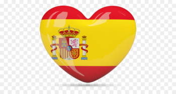 Flag of Spain Flag of Switzerland Heart - Free Spain Flag Svg 