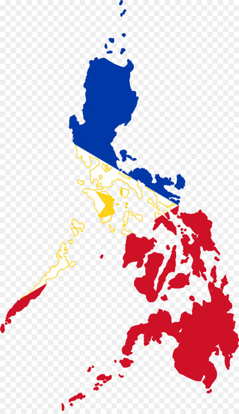 Flag of the Philippines Map - philippines 