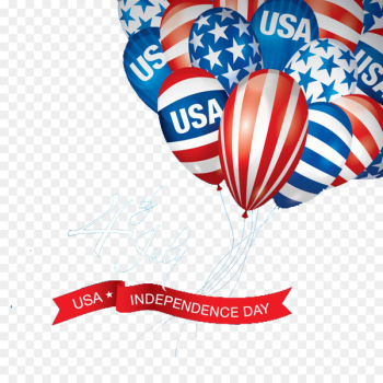 Flag of the United States Independence Day Labor Day - Independence Day celebration balloons 