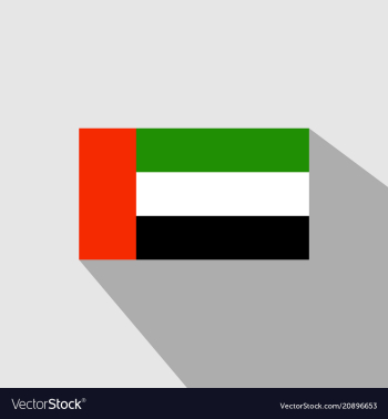 Flag of united arab emirates united arab emirates vector image Flag of united arab emirates united arab emirates vector image