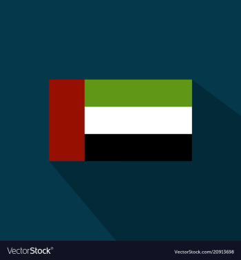 Flag of united arab emirates united arab emirates vector image Flag of united arab emirates united arab emirates vector image
