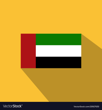 Flag of united arab emirates united arab emirates vector image Flag of united arab emirates united arab emirates vector image
