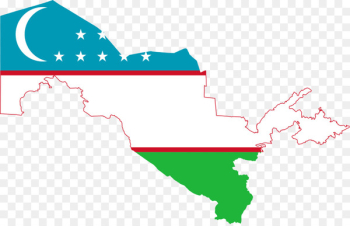 Flag of Uzbekistan Uzbek Soviet Socialist Republic Map - iraq 