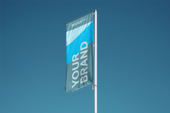 Flag PSD Mockup mockup t brand Flag PSD Mockup mockup t brand