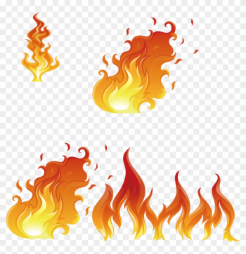 Flame Euclidean Vector Fire Illustration - Flame