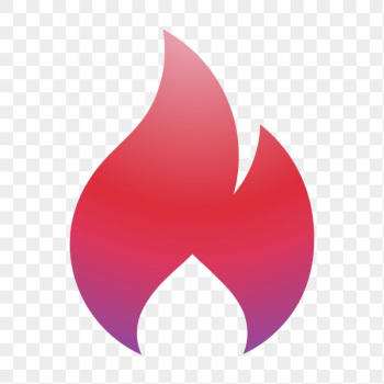 Flame icon png sticker, gradient | Free Icons - rawpixel