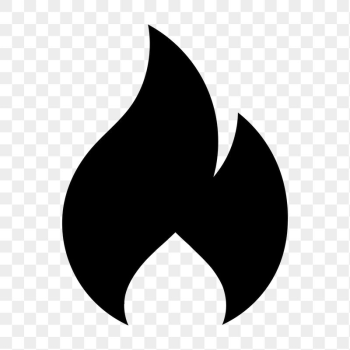 Flame icon png sticker, simple | Free Icons - rawpixel