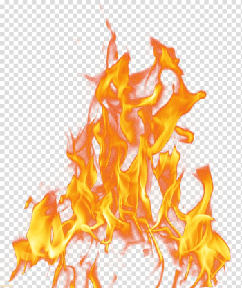 Flame illustration, Fire Flame Light, layered raging fire transparent background PNG clipart