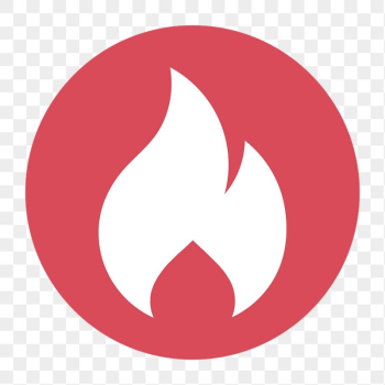 Flame png icon sticker, circle | Free Icons - rawpixel