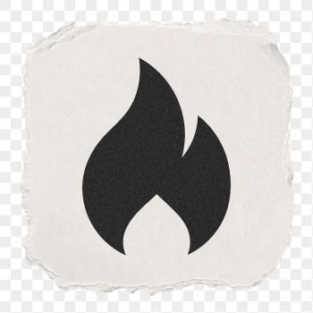 Flame png icon sticker, ripped | Free PNG - rawpixel