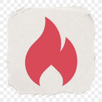 Flame png icon sticker, ripped | Free PNG - rawpixel