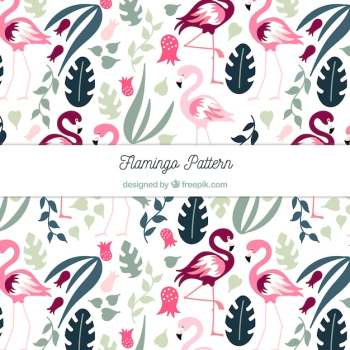 Flamenco summer pattern Flamenco summer pattern