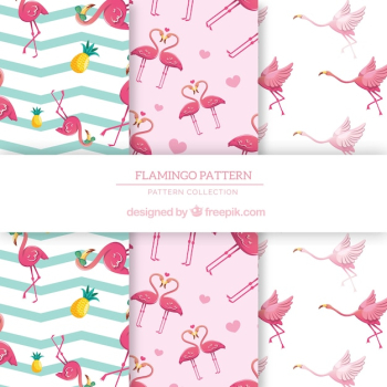 Flamenco summer pattern Flamenco summer pattern