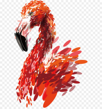 Flamingo Bird Color - Color stitching Flamingos Flamingo Bird Color - Color stitching Flamingos