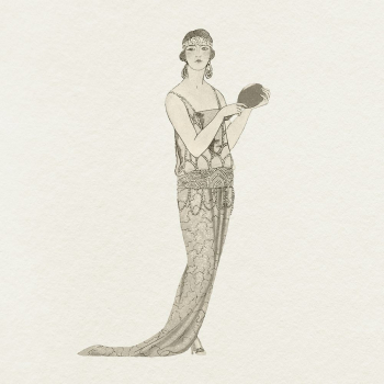 Flapper woman illustration | Free Photo Illustration - rawpixel Flapper woman illustration | Free Photo Illustration - rawpixel