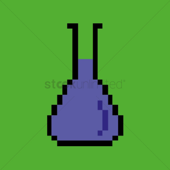 Flask with chemical Flask with chemical
