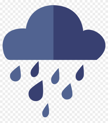 Flat Blue Rain Icon - Rain Flat Icon Flat Blue Rain Icon - Rain Flat Icon