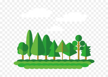 Flat design Forest Tree - Vector Forest Flat design Forest Tree - Vector Forest