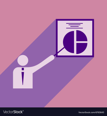 Flat design modern icon People vector image Flat design modern icon People vector image