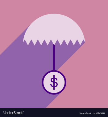 Flat design modern icon vector image Flat design modern icon vector image