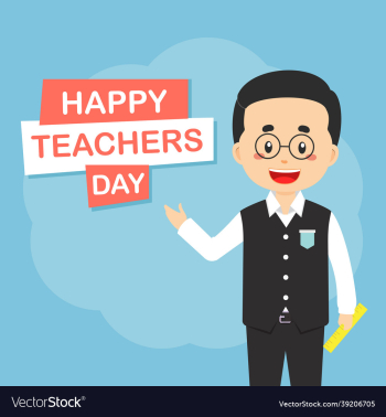 flat design teachers day background flat design teachers day background