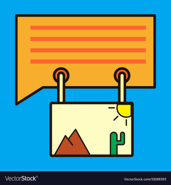 Flat email attachment icon paper document clip vector image Flat email attachment icon paper document clip vector image