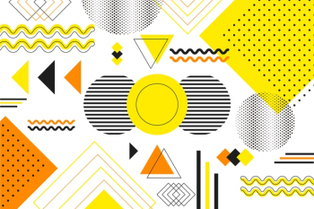 Flat geometric shapes background Free Vector Flat geometric shapes background Free Vector