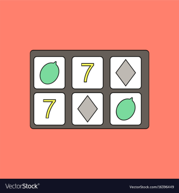 Flat icon design collection casino gambling vector image Flat icon design collection casino gambling vector image