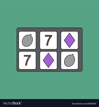 Flat icon design collection casino gambling vector image Flat icon design collection casino gambling vector image