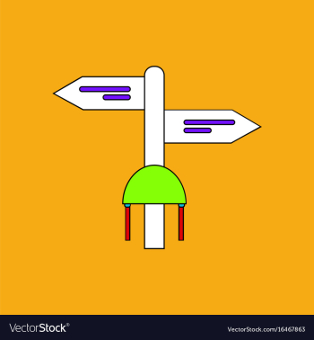 Flat icon design collection military signpost vector image Flat icon design collection military signpost vector image