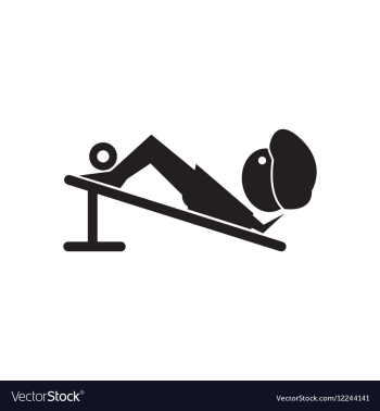 Flat icon in black and white man gym vector image Flat icon in black and white man gym vector image
