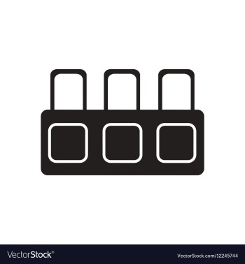 Flat icon in black and white tribune judge vector image Flat icon in black and white tribune judge vector image