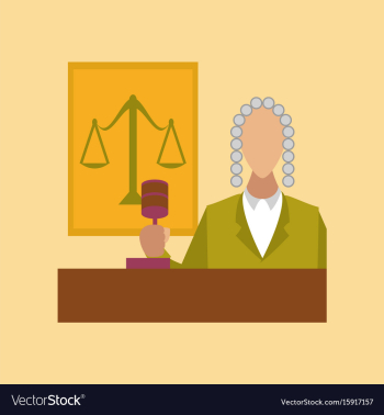 Flat icon on stylish background jurisdiction judge vector image Flat icon on stylish background jurisdiction judge vector image