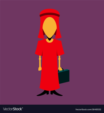 Flat icon on theme arabic business arabic vector image Flat icon on theme arabic business arabic vector image
