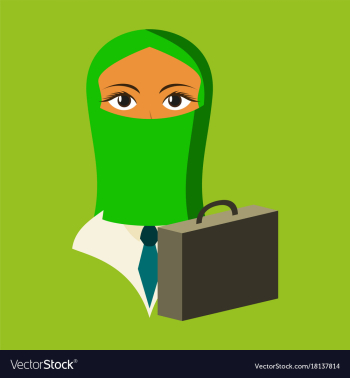Flat icon on theme arabic business muslim vector image Flat icon on theme arabic business muslim vector image