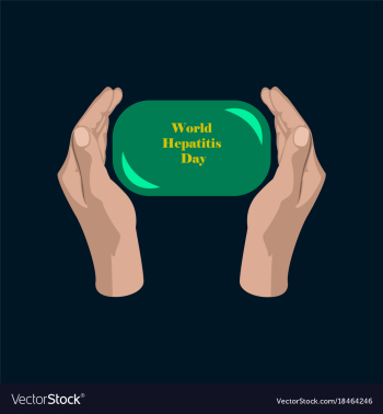 Flat icon on theme world hepatitis day soap in vector image Flat icon on theme world hepatitis day soap in vector image