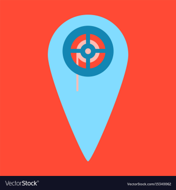 Flat icon pointer cinema vector image