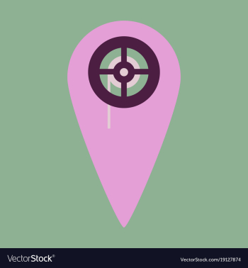 Flat icon pointer cinema vector image