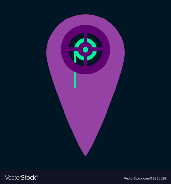 Flat icon pointer cinema vector image