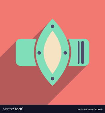 Flat icon with long shadow watches Women vector image Flat icon with long shadow watches Women vector image