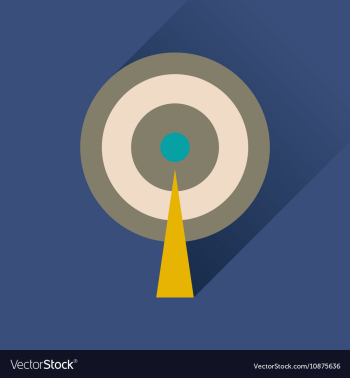 Flat icon with long shadow Wi fi modem vector image