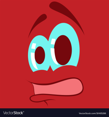 Flat icons on theme cartoon face funny emotion vector image Flat icons on theme cartoon face funny emotion vector image