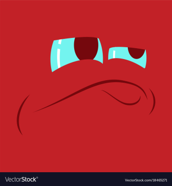 Flat icons on theme cartoon face funny emotion vector image Flat icons on theme cartoon face funny emotion vector image
