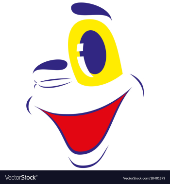 Flat icons on theme cartoon face funny emotion vector image Flat icons on theme cartoon face funny emotion vector image
