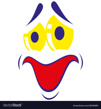 Flat icons on theme cartoon face funny emotion vector image Flat icons on theme cartoon face funny emotion vector image