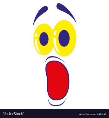 Flat icons on theme cartoon face funny emotion vector image Flat icons on theme cartoon face funny emotion vector image